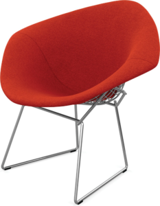 Bertoia Diamond™ Chair - Full Cover. Designed by Harry Bertoia. Knoll