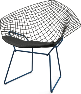 Bertoia Two-Toned Diamond Lounge Chair Designed by Harry Bertoia. Knoll