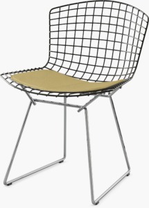 Bertoia Two-Toned Side Chair. Knoll. Designed by Harry Bertoia for Knoll