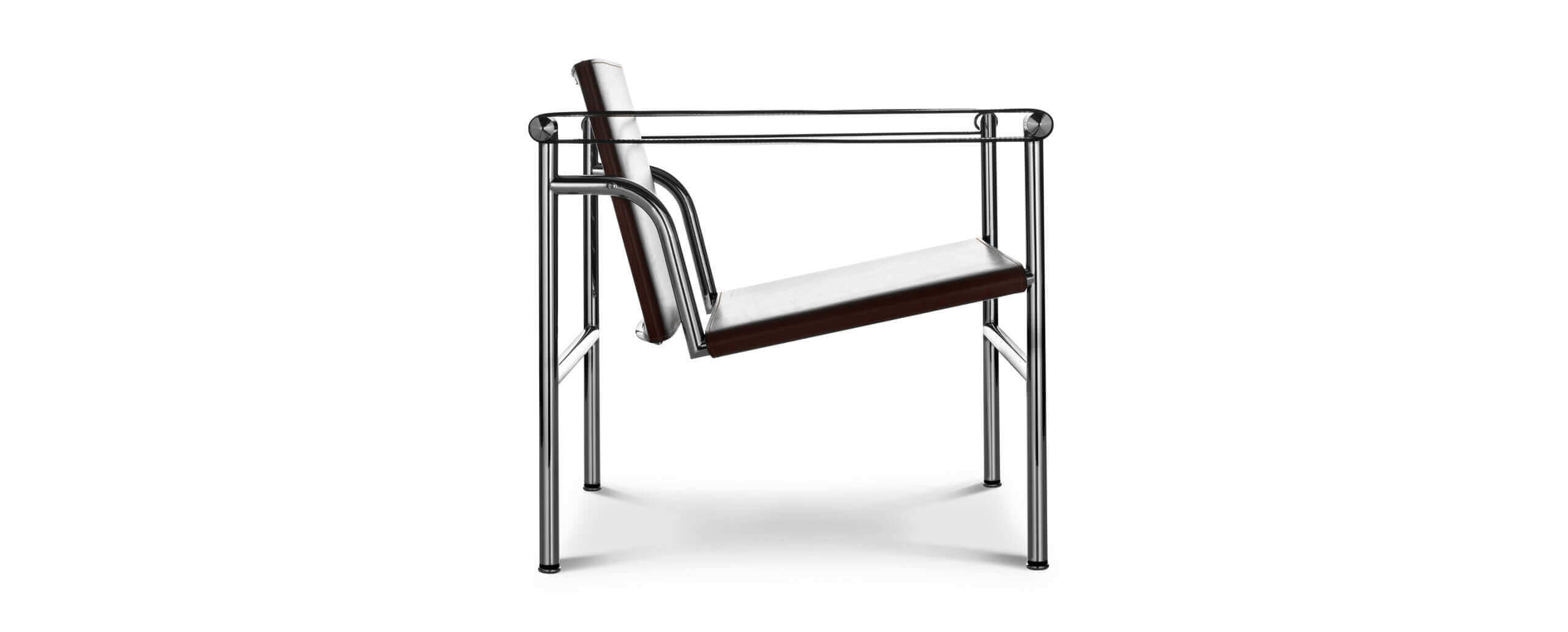 Le Corbusier LC1 Basculant Sling Back Armchair (Cassina, 1928)